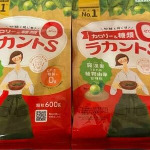 《サラヤ》ラカントS 顆粒 (600g×2袋) 低カロリー甘味料　糖質コントロール　カロリーゼロ　糖類ゼロ