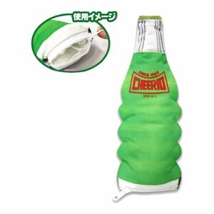 新品 タグ付き ラウンドワン限定 チェリオ クッションポーチ グッズ メロンソーダ ROUND1 クリームソーダ 筆箱 ペンケース