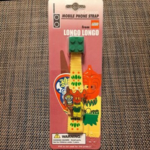 【新品未使用】 LEGO MOBILE PHONE STRAP from LONGO LONGO ver. ／ レゴジャパン ストラップ メタルプレート ブロック ロンゴロンゴ大王