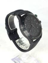 【中古品】GUCCI グッチ YA126225 126.2 Gタイムレス クロノグラフ ブラック文字盤 クォーツ 稼働品 箱付き 動作確認済み メンズ腕時計_画像4