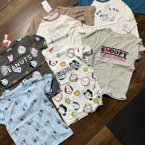 スヌーピー 130㌢　半袖 Tシャツ 6枚セット　新品タグ付き