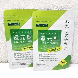 ●2個セット/計28粒●カネカ/kaneka 還元型 コエンザイムQ10 わたしのチカラ ENERGY 14日分/14粒入 期限2026年1月 ≪メール追跡便対応≫