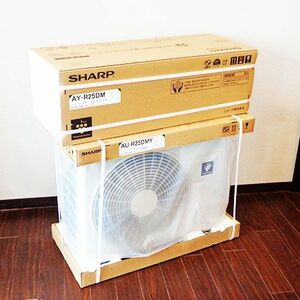 シャープ/SHARP ルームエアコン AY-R25DM (室内機：AY-R25DM + 室外機：AU-R25DMY) DMシリーズ 8畳用 2.5kW 単相100V プラズマクラスター