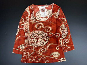 Lサイズ 4290円　Jagannath　ジャガンナート　コットンTシャツ　インド製　インドの伝統的な木版染め　エスニック