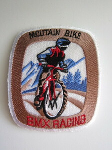 マウンテンバイク 【刺繍ワッペン】BMX　RACING　レーシング