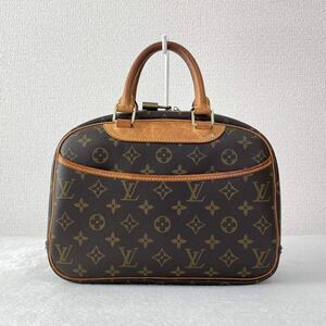 1円 ◎ LOUIS VUITTON ルイヴィトン M42228 モノグラム トゥルーヴィル ハンドバッグ ブラウン キャンバス レザー レディース BA0074 