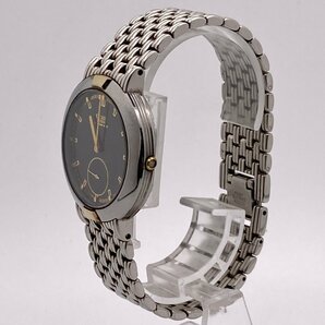 CITIZEN シチズン エクシード 4645-E61902 ブラック文字盤 スモセコ クォーツ メンズ腕時計 4-99-D ジャンクの画像2