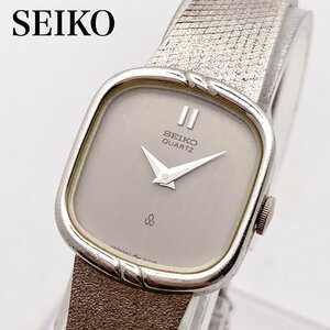 SEIKO セイコー 43-3400 シルバーカラー文字盤 クォーツ レディース腕時計 ジャンク4-137-D