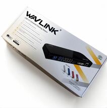 【ほぼ未使用】WAVLINK USB3.0 ドッキングステーション横置き Windows/Mac対応 デュアルモニター 2K @60 HDMI DVI VGA (DV_画像1