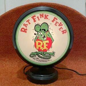  Vintage RAT FINK неоновый свет *lato ласты kga slump освещение *RAT FINK табличка *ED ROTH*MOON EYES*hod rod* America смешанные товары * для поиска 