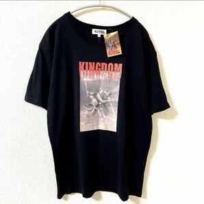 新品 キングダム　 信 政 Tシャツ　Lサイズブラック 半袖 