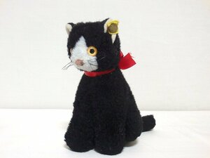 steiffシュタイフ/ ビンテージ・黒猫のプッシー /13㎝