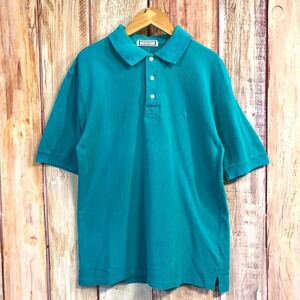  Yves Saint-Laurent Yves Saint Laurent Vintage man and woman use tops polo-shirt with short sleeves Logo embroidery emerald 