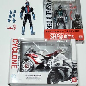 S.H.フィギュアーツ 仮面ライダー サイクロン号 （THE FIRST）、1号(THE FIRST、THE NEXT) セット
