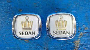 (S) TOYOTA Toyota Crown GS151H Crown sedan original pillar emblem left right set Royal saloon diversion .