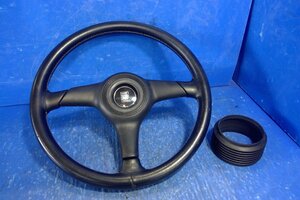 (H) Mazda Roadster original steering gear steering wheel Nardi NARDI outer diameter 360mm Roadster /NA8C/ Boss attaching leather [2402882]