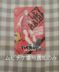 劇場版 ハイキュー ゴミ捨て場の決戦 ムビチケ 番号通知のみ