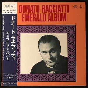 【ペラジャケ】美品 プロモ 見本品 / ドナート・ラチアッティ「エメラルド・アルバム」EMERALD ALBUM / EMERALD ALBUM / 帯付き