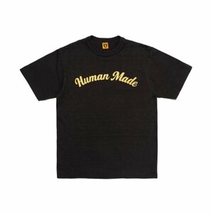 HUMAN MADE ヒューマン メイド ロゴ T-Shirt 半袖 Tシャツ ブラック L 中古 TN 1