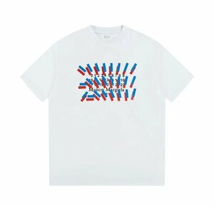 Maison Margiela メゾンマルジェラ オーバーサイズ カレンダータグ グラフィック 半袖 Tシャツ ホワイト M 中古 TN 1