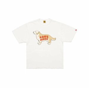 HUMAN MADE ヒューマンメイド x KAWS カウズ KAWS MADE GRAPHIC T-SHIRT 半袖 Tシャツ ホワイト L 中古 TN 1