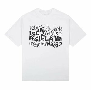 Maison Margiela メゾン マルジェラ ロゴ T-shirt 半袖 Tシャツ ホワイト M 中古 TN 1