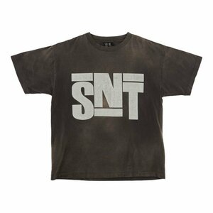 LASTMAN×SAINT SS TEE SNT / BLACK T-SHIRT 半袖 Tシャツ M 中古 TN 1