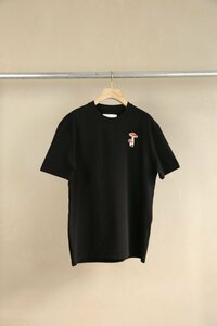 JIL SANDER ジルサンダー キノコロゴ mushrooms T-Shirt 半袖 Tシャツ ブラック 中古 M TN 1