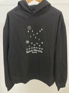 Maison Margiela メゾン マルジェラ Graphic Print Hooded ジップパーカー パーカ ブラック 中古 M TN 1