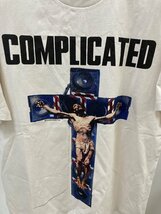 SAINT MICHAEL セントマイケル × KOSUKE KAWAMURA COMPLICATED Short sleeve T-shirt 半袖 Tシャツ M 中古 TN 1_画像2