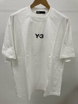 YOHJI YAMAMOTO Y-3 LOGO T-Shirt 半袖 Tシャツ ホワイト M 中古 TN 1_画像1