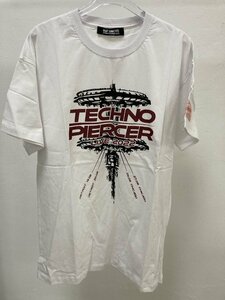 RAF SIMONS ラフ シモンズ TECHNO PIERCER T-SHIRT 半袖 Tシャツ ホワイト M 中古 TN 1