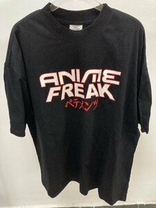 VETEMENTS ヴェトモン Anime Freak T-SHIRT 半袖 Tシャツ ブラック M 中古 TN 3