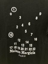 Maison Margiela メゾン マルジェラ REGULAR FIT Numbering Logo T-shirt 半袖 Tシャツ ブラック M 中古 TN 1_画像2