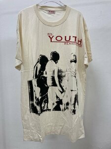 RAF SIMONS ラフ シモンズ oversize Youth Reanimator T-Shirt 半袖 Tシャツ M ベージュ 中古 TN 1