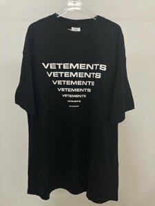 VETEMENTS ヴェトモン SS24 PYRAMID LOGO T-SHIRT 半袖 Tシャツ ブラック M 中古 TN 1