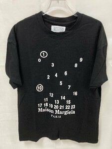 Maison Margiela メゾン マルジェラ REGULAR FIT Numbering Logo T-shirt 半袖 Tシャツ ブラック M 中古 TJ 4