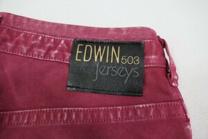 Jerseys 503 ER007 EDWIN ジャージーズ ウエスト40 美品