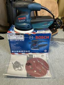 中古美品　BOSCH GEX125-1A/AE ランダムアクションサンダー