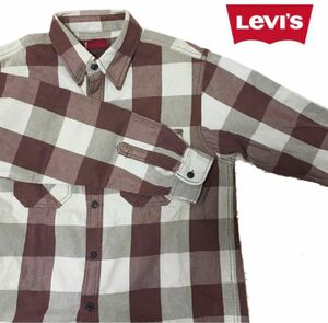 リーバイス レッドタブ Levi's RED TAB チェックシャツ　ワークシャツ　バッファローチェック