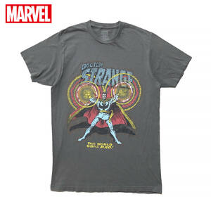 USA 古着 マーベル ドクターストレンジ アメコミ キャラクター Tシャツ メンズM グレー MARVEL Dr STRANGE BA2644