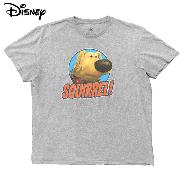 USA 古着 ディズニー カールじいさんの空飛ぶ家 ダグ クルーネック キャラクター Tシャツ メンズXL Disney 映画 アニメ BA2651