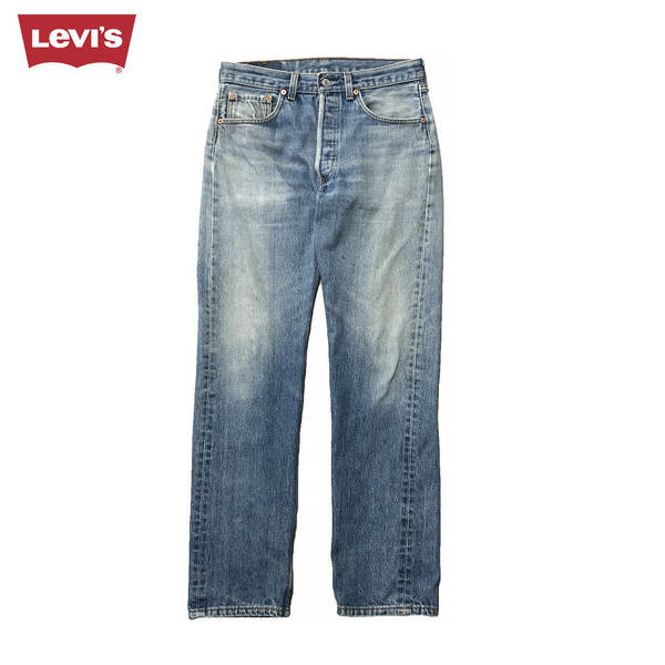 90S 97年 USA製 ヴィンテージ リーバイス 501 ストレート ジーンズ デニムパンツ ジーパン W32 L34 Levis 古着 ビンテージ CA0430