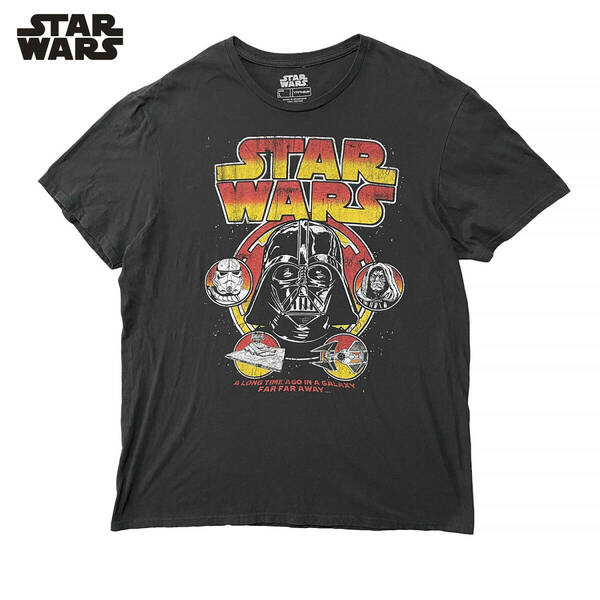 USA 古着 映画 スターウォーズ ダースベイダー キャラクター Tシャツ メンズL STAR WARS ストームトルーパー BA2800