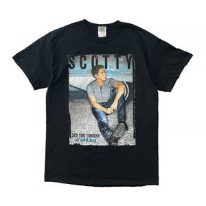 USA 古着 Scotty McCreery スコッティマクリーリー ミュージック Tシャツ メンズM ツアーTシャツ GILDAN ヴィンテージ BA2808