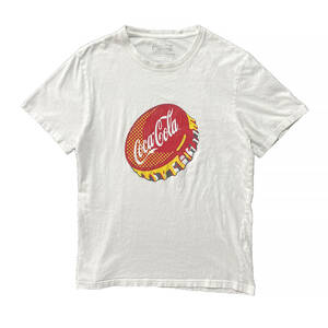 USA 古着 ラッキーブランド コカコーラ 蓋 プルタブ イラスト Tシャツ メンズS LUCKY BRAND CocaCola アメカジ ヴィンテージ BA2817