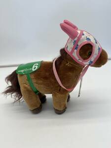 T206 Kochi horse racing Hal ulala number soft toy long-term keeping goods doll horse horse racing Novelty horse animal . doll playing toy used 