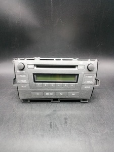 〇 トヨタ プリウス・CDラジオデッキ 86120-47530 動作未確認ジャンク品 /純正 /TOYOTA /ZVW30 /30プリウス /カーステレオ /CDデッキ