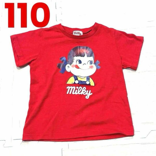 ペコちゃん 110cm 半袖tシャツ キャラクター 女子 夏 キッズ ぺこ ビンテージ 古着 Tシャツ キッズ