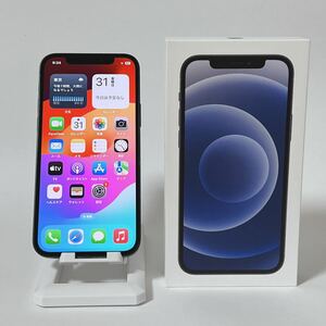 ★1682★極美品 iPhone12 64GB SIMフリー ブラック バッテリー最大100% 残債無し 利用制限〇付属品完備 docomo SoftBank au即決apple